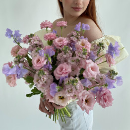 Набор цветов для вазы Пурпурный рассвет